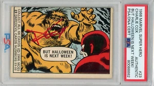 Charlie Cox Daredevil 1966 Marvel #23 1st Appearance Rookie Signed PSA JSA POP 3 - Picture 1 of 2