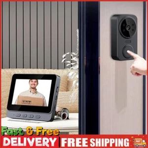 Door Eye Kamera 2.4G WiFi 800mAh Akku Digital Magic Door Eye Zwei-Wege Gegensprechanlage - Bild 1 von 9