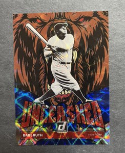 2022 Panini Donruss Unleashed Blue /249 Babe Ruth #UL-13 HOF