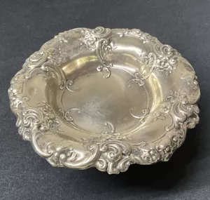 Vintage Gorham Sterling Silver 5.25” Dish #816 original 89 grams Floral design - Picture 1 of 8