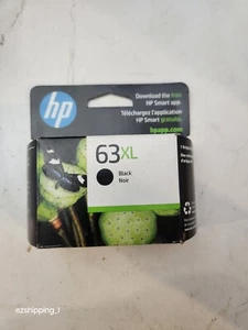 NEW Genuine HP 63XL Black Ink Cartridge F6U64AN High Yield OEM 2026 - Photo 1/5