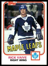 1981-82 Topps Rick Vaive Toronto Maple Leafs #44