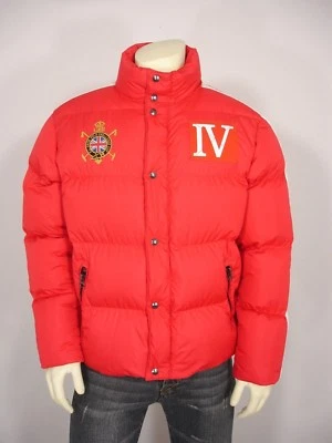 POLO RALPH LAUREN 英国雪球挑战杯 IV DOWN PUFFER 夹克男式 L — 第 1/4 张图片