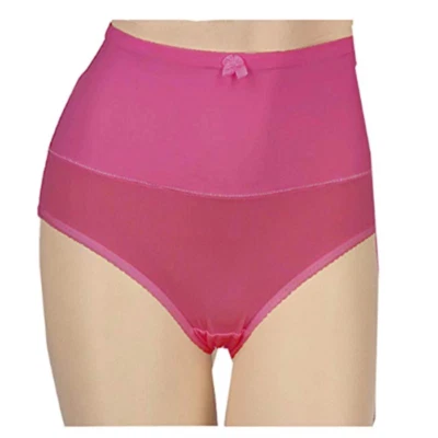 Carol Wior 2-Pack Microfiber Belly Band Shapewear Brief Panties, Fuchsia, Mediu - Image 1 of 3