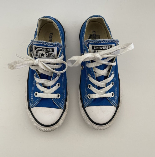 Scarpe basse Converse All Star giovani taglia 13 5 blu sneakers (355572F)