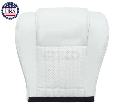 Cubierta de asiento inferior del conductor cuero perforado blanco para Pontiac Firebird 1998 1999 Foto 1 de 4