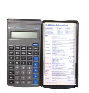 Vintage 1992 TI-30X Texas Instruments Scientific Calculator with Quick Reference - Picture 1 of 9
