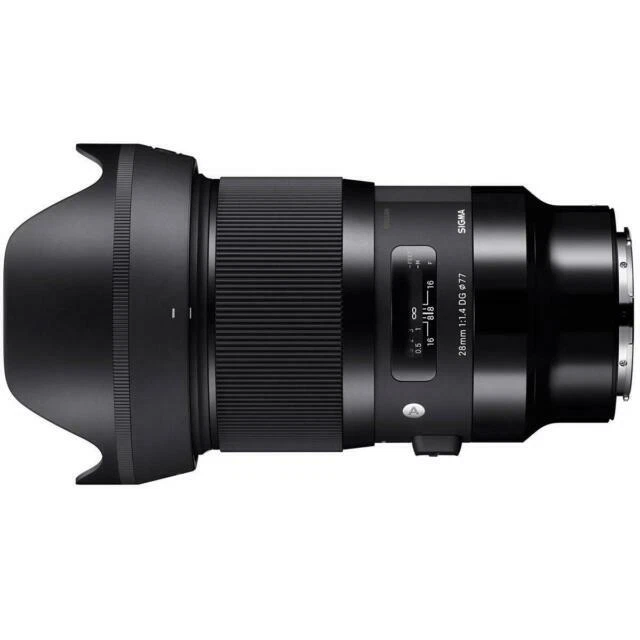 Sigma Art 28mm F1.4 DG HSM Leica L Mount Wide Angle Lens - Black