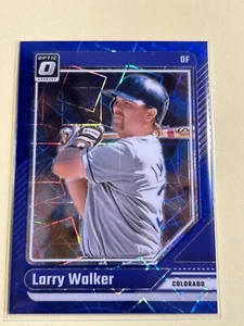 2024 Panini Donruss Optic Blue Velocity #17 LARRY WALKER Rockies - Picture 1 of 2