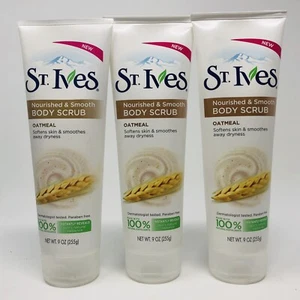(3) St Ives genährt & glatt Haferflocken Körperpeeling parabenfrei 9 Oz - Bild 1 von 2