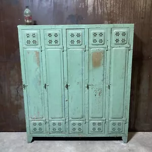 Alter Metall Spind Spint Küppersbusch Antik Vintage Industri H170B150T30cm - Bild 1 von 7