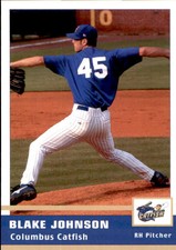 2005 Columbus Catfish Grandstand #11 Blake Johnson Baton Rouge Louisiana LA Card