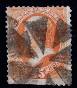 #163 United States used fancy cancel - Picture 1 of 2