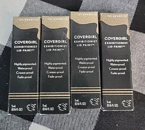 4~ COVERGIRL Exhibitionist Lid Paint .16 fl oz Each Waterproof #125 Amaretto - Picture 1 of 9