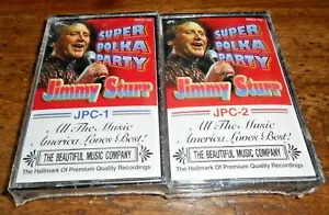 Jimmy Sturr Super Polka Party Cassettes THE BEAUTIFUL MUSIC COMPANY JPC-1&2 NEW - Picture 1 of 2