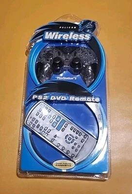 Pelican ps2 wireless controller & Dvd Remote  - Image 1 of 4