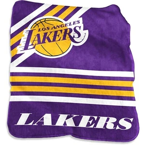 Los Angeles Lakers NBA Plush Raschel Throw Blanket - M139831323 - Picture 1 of 1