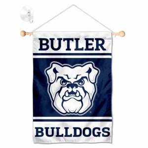 Butler Bulldogs Mini Window Banner Hanging with Suction Cup - Picture 1 of 6