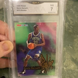 Kevin Garnett Rookie NBA Hoops 1995 NM7 - Picture 1 of 5