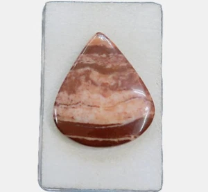 Cabochon diaspro cocco 32,5x28,2 mm 33 ct. n. U33640 - Foto 1 di 1