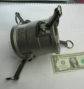 New 3" Stainless Cam & Groove Coupling, Double Female 316 SS Camlock 300DD-SS - Picture 1 of 7