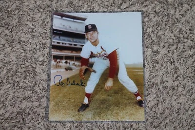 RAY SADECKI AUTOGRAPHED CARDINALS 8X10 PHOTO POSE 1 - Image 1 of 2