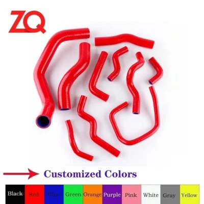 KIT MANGUERA SILICONA RADIADOR ROJO PARA NISSAN SILVIA 200SX 240SX S13 S14 S15 Foto 1 de 4