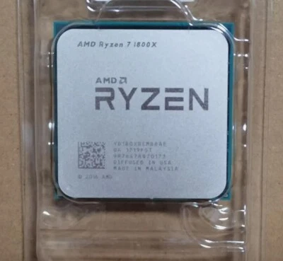 AMD Ryzen 7 1800X 3.6GHz, 4.0GHz 8-Core AM4 Socket CPU Processor - Image 1 of 2