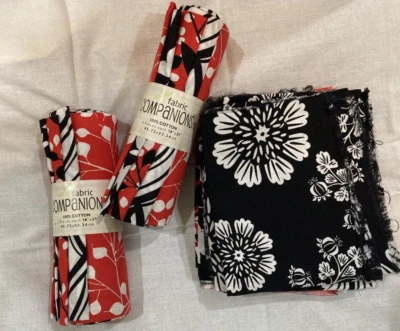 Fabric Companions fat quarter bundle of 14, 黑色, 红色, 白色, 棉, 全新 — 第 1/4 张图片