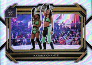 Panini Prizm WWE 2023 - paralelo plateado #84 Katana Chance - Imagen 1 de 1