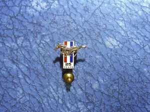 Ford Mustang 25 Jahre Auto Pferd Logo Revers/Mütze Pin Tie Tack - Bild 1 von 1