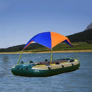 Waterproof Tent with UV Protection for 2 Person Inflatable Boat Canopy Awning - Picture 1 of 12