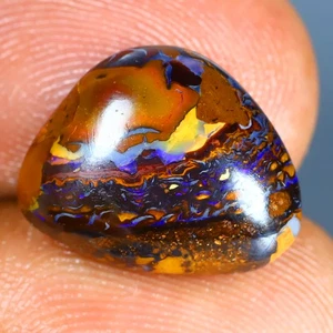 8.50 ct Fancy Cabochon (14 x 12 mm) Multi Color Australian Koroit Boulder Opal - Picture 1 of 1