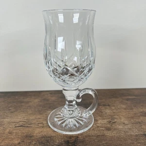 Waterford Irish Coffee Footed Glass Mug Lismore - Picture 1 of 4