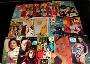 LQQK 16 vintage 1971 TV GUIDE & TV SHOWTIME MAGAZINES, lots of stars - Picture 1 of 9