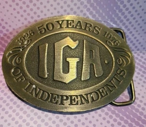 Hebillas Lewis independientes Chicago IGA 1976 50 años vintage  - Imagen 1 de 3