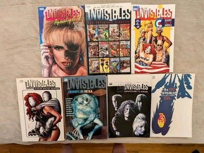 Novela Gráfica Invisibles TPB Lote #1-7 JUEGO COMPLETO - Morrison Vertigo - Muy Fino Foto 1 de 4