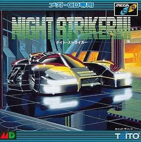 Mega Drive Night Striker for Sega CD, Classic Retro Game, Used Japan VV6