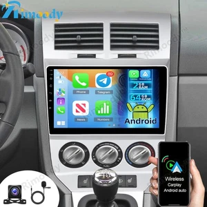 2+64G Für Dodge Caliber 2007-2009 Autoradio GPS Navi WIFI Android 15 CarPlay Kam - Bild 1 von 22