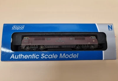 Dapol N Gauge Class 52 Locomotive D1045 Western Viscount Maroon -Lenz DCC Fitted - Image 1 of 4