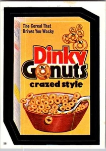 Pegatinas álbum Topps Wacky Packages 1982 #58 cereal Dinky Gonuts - envío gratuito - Imagen 1 de 2