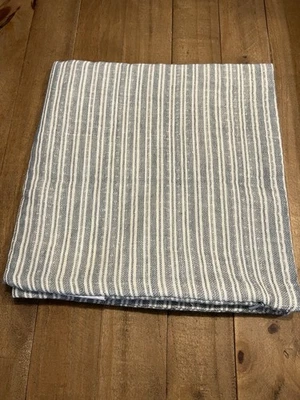 Funda de almohada a rayas Pottery Barn Antolin villa ~ azul ~ 22 X 22 Foto 1 de 4