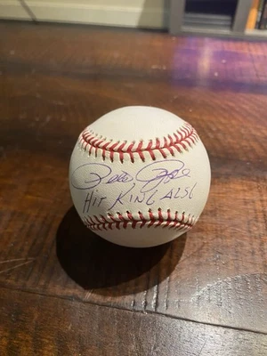 Béisbol firmado por Pete Rose Foto 1 de 2