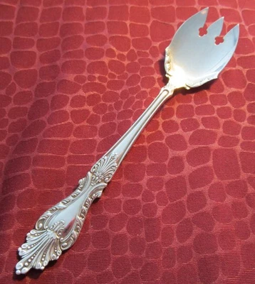 Вилка для мороженого RAPHAEL посеребренная в стиле рококо 1896 без монограммы bb - Изображение 1 из 3