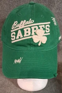 Reebok Buffalo Sabres Green Shamrock NHL Hat.  Appears unused. One size - Picture 1 of 8