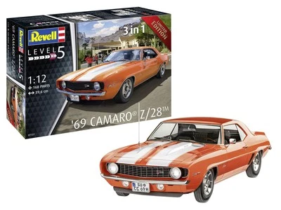 1969 Camaro Z-28 Limited Edition 1:12 Plastic Model Kit REVELL - Immagine 1 di 4