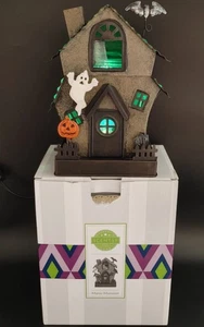 Scentsy Halloween MANIC MANSION Wax Warmer Light Up Metal Haunted House - Picture 1 of 10