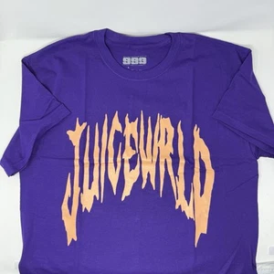 Camiseta Juice Wrld Oficial 999 Club World Domination Tour Púrpura Talla Mediana - Imagen 1 de 2