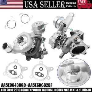 RH&LH Turbo Turbocharger Set For Ford Explorer Taurus Lincoln MKS MKT 3.5L 10-19 - Bild 1 von 14