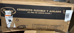 Master Flow 12 Zoll x 25 ft. Isolierter flexibler Kanal R6 Silber Jacke - Bild 1 von 6